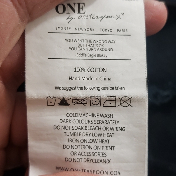 One Teaspoon Bandits Relaxed Fit Distressed Shorts - Picture 6 of 6